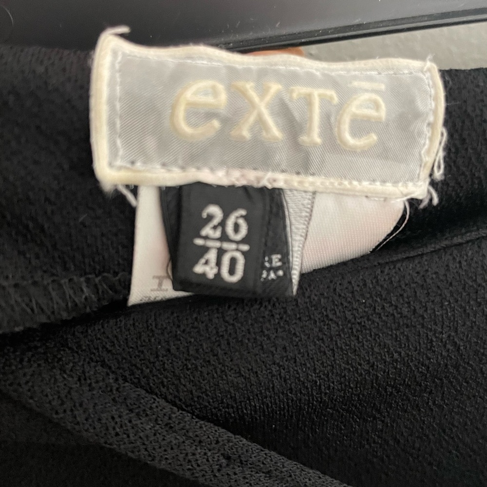 EXTE Wrap Around Black Skirt - Picture 2 of 2